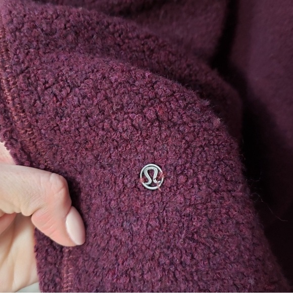 Lululemon * Sincerely Sherpa Wrap Jacket Sz M - Picture 4 of 5